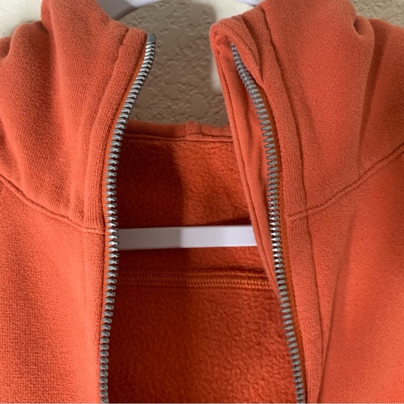 Lululemon womens orange oversized full zip hoodie XS/S - Picture 7 of 8